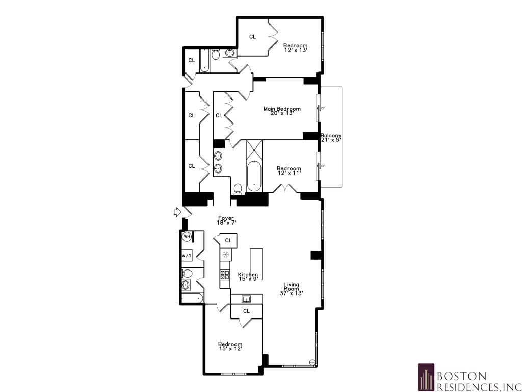 Unit 1606 - Floor Plan